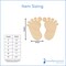 Pair of Wood Baby Footprints, Multiple Sizes, Shower/Nursery Decor |Woodpeckers
